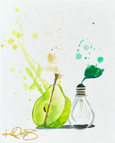 Food For Thought Watercolor